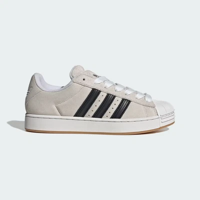 Adidas Originals Men's Superstar ST Shoes in Crystal White/Core Black/Gum - Image 1 of 4