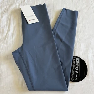 Lululemon Glow Up HR Tight 28” Legging WSDN Washed Denim Blue Women's Size 6 - Picture 1 of 5