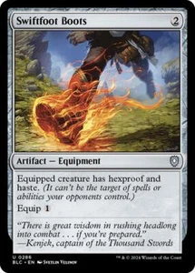 Swiftfoot Boots [Bloomburrow Commander] Magic MTG - Picture 1 of 1