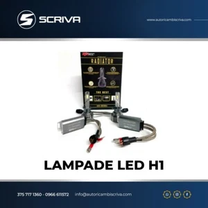 Set LED Radiador Para H1 RIATEC 12000Lm / 6500K 12V Anti Error / Calor Canbus - Imagen 1 de 1