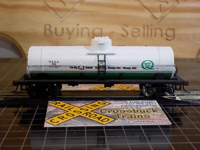 HO Bachmann Silver Series 17837 40' Single Dome Tank Car QSOX 746 (120921) - Image 1 of 4