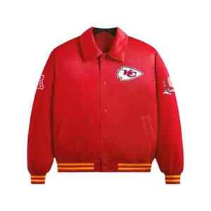 Kith x NFL Kansas City Chiefs Red Bomber Jacket