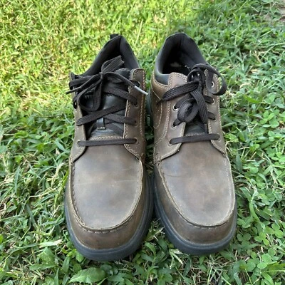 Zapatos de espuma viscoelástica Wrangler para hombre talla 11 con cordones marrón sin usar, en caja, puntera cómodos informales Foto 1 de 4