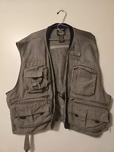 Vintage White River Vest Adult 5 XL Fly Fishing Tackle Hunting Hiking Outdoors - Picture 1 of 7