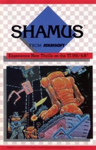 Shamus  (TI-99/4a, 1983)  ON 5.25 FLOPPY DISK WITH COPY OF MANUAL FROM ATARISOFT - Picture 1 of 1