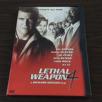 Lethal Weapon 4 (DVD, 1998 Warner Bros) Mel Gibson Danny Glover  Foto 1 de 3