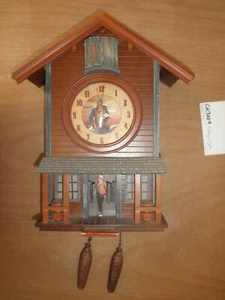 Cuckoo Clock John Wayne battery operated working 1 Day CK3009 - Picture 1 of 7
