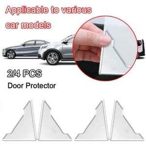 4pcs Car Door Corner Covers Anti-Scratch Crash Protection Anti-Collision Sticker - Picture 1 of 12