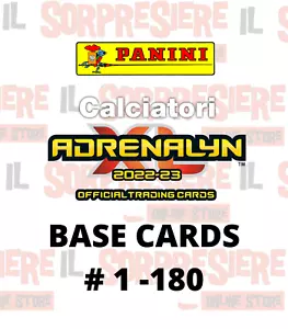 PANINI ADRENALYN XL CALCIATORI 2022-2023 BASE CARDS A SCELTA # 1 - 180 - Foto 1 di 63