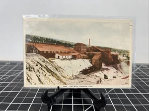Antigua postal de fábrica industrial minera de 1900 Yak Mills Leadville Colorado - Imagen 1 de 7