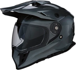Z1R Range Dual Sport Motorcycle Helmet - Titanium (Dark Silver) - Size 2XL - Picture 1 of 1