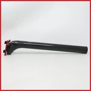 NOS PASSONI CARBON FIBER SEATPOST 31.6mm LIGHTWEIGHT TITANIUM ROAD RACING BIKE - Picture 1 of 7