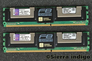 KTD-WS667/4G Kingston 4GB Kit of 2x2GB PC2-5300F-555-11-B0 Server Memory RAM - Picture 1 of 1
