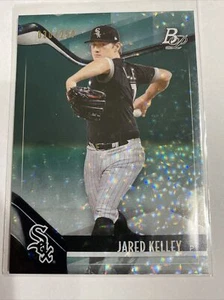 2021 Bowman Platinum Aqua Ice Foilboard #TOP-11 Jared Kelley Rc 30/250 - Picture 1 of 2