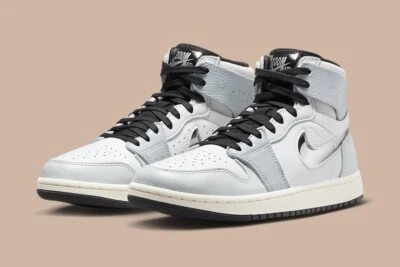 Men's 9 / WMS 10.5 Jordan 1 Zoom Air CMFT 2 "CWC" Metallic Silver FJ4652 100 - Image 1 of 4