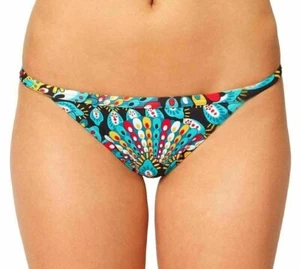 Freya Marimba Bikini Slip Schwarz Blau Gr. XS 8 Laschen Seitlich Badehose 3317 Neu - Bild 1 von 12