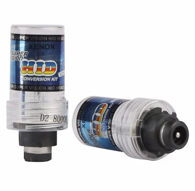 8000K D2S D2R D2C HID Xenon Bulbs Replace Factory Headlight One Pair Replacement - Image 1 of 4