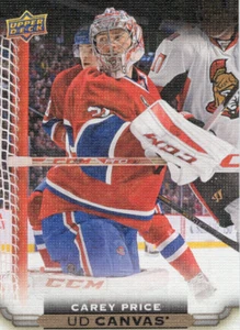 Carey Price, Montreal Canadiens, 2015/16 Upper Deck Series 1 "UD Canvas" #C44 - Imagen 1 de 1