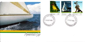 1986 FDC Australia. America's Cup. Various FDI postmarks - Picture 1 of 1