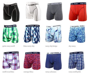 Petrol Industries Uomo Boxer Mutande Morbido Cotone Elasticizzato - Bild 1 von 10