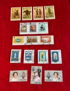 1976 GB - Isle of Man stamps x 4 sets - Picture 1 of 1