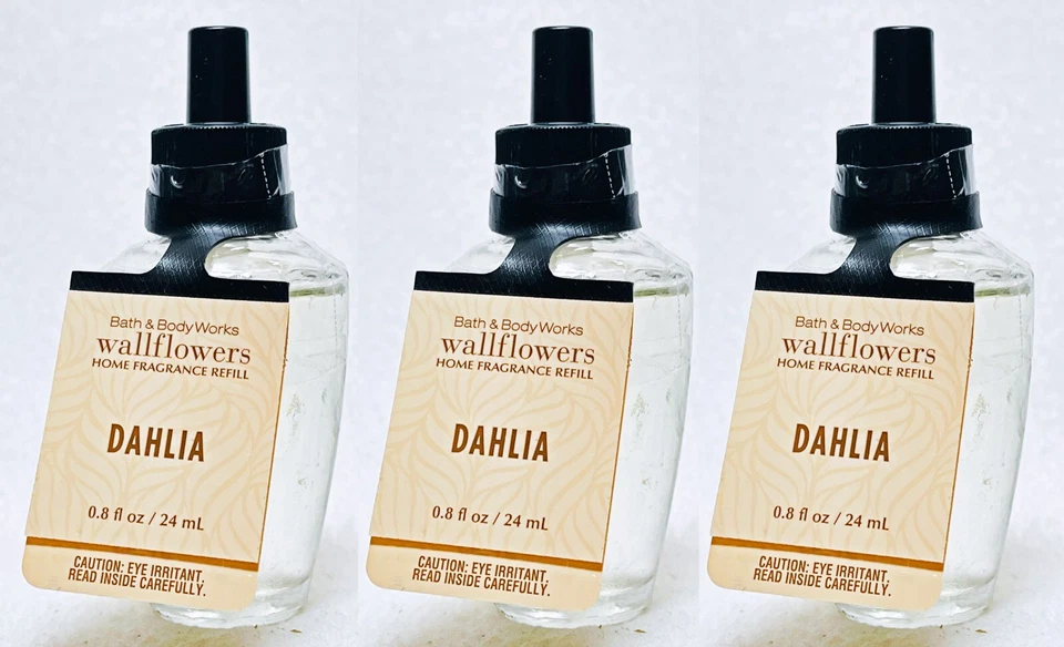3 Bath Body Works DAHLIA Wallflower Home Scent Oil Refill Bulb - Image 1 of 1