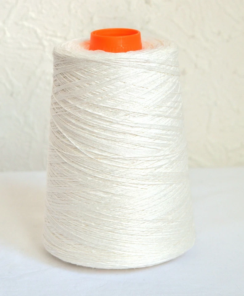 100% natural linen yarns, 1.1 lb / 500 grams cone - Image 1 of 3