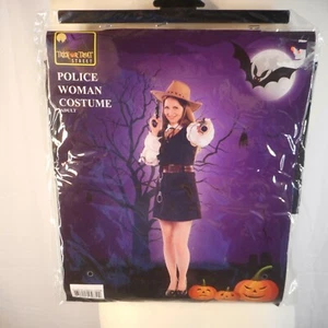 TRICK OR TREAT STREET Women's Police Woman Costume Size Adult - Picture 1 of 7