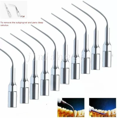 10 X Dental Perio Scaling Tip P3 for Ultrasonic Scaler Handpiece EMS - Image 1 of 4