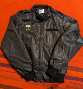 Vintage 80er Tree Of Life Bomberjacke M Schwarz Made In USA Herren  - Bild 1 von 8
