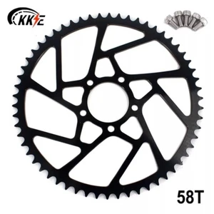 KKE 58T Rear Chain Sprocket Fit Talaria Sting MX3/R MX4 E-Ride PRO-SS 2024 Black - Picture 1 of 8