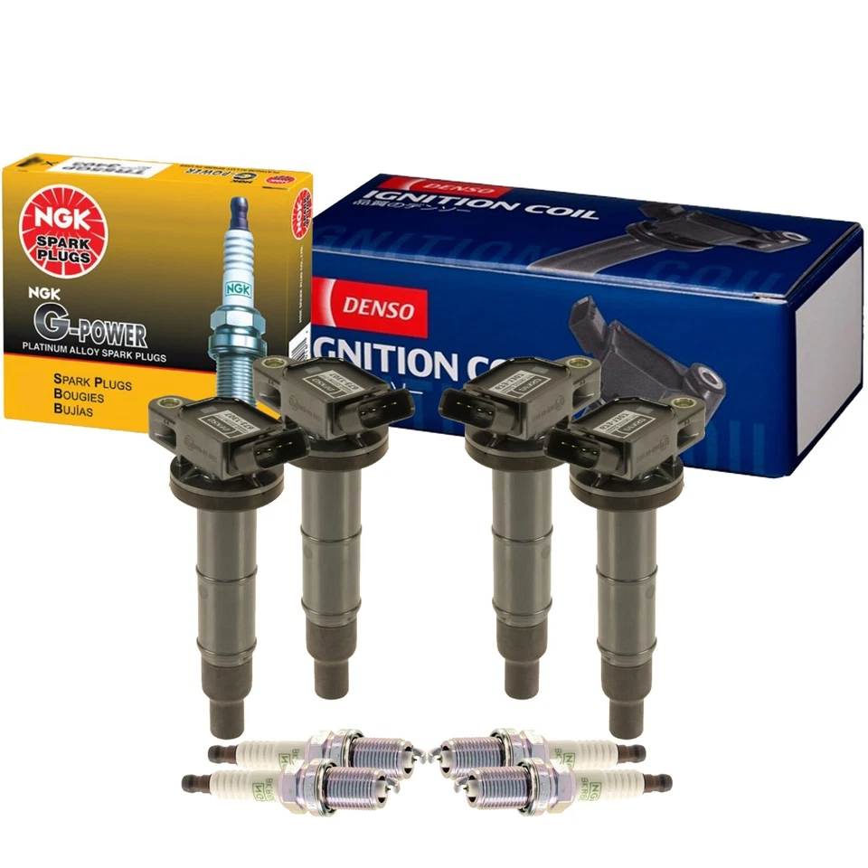 Kit de bujías de encendido Denso 4 COP NGK 4 G-Power para Toyota RAV4 L4 1AZFE Foto 1 de 1