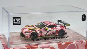 1:64 Pop Race Aston Martin GT3 AMR BAPE A Bathing Ape Pink Diecast - Picture 1 of 4
