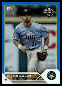 2023 Topps Pro Debut Cayden Wallace /150 Columbia Fireflies #PD-133 - Picture 1 of 2