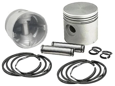 Oversize PISTONS RINGS & PINS SET for 1937 - 1941 Harley ULH 80" Flathead Motors - Image 1 of 3
