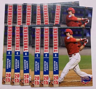 ANDREW KNAPP 2015 Grandstand Clearwater Threshers 12ct lot - Image 1 of 2