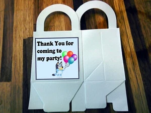 12 BLUEY loot boxes/bags birthday party favor treat, CUSTOMIZE IT! - Picture 1 of 7