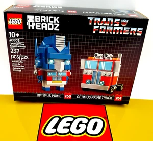 LEGO Brickheadz 40803 Transformers Optimus Prime Robot & Vehicle - Picture 1 of 2