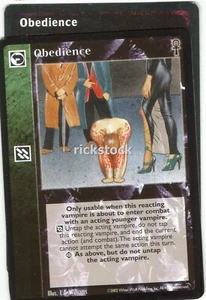 Obedience x2 CE Jyhad Lot E VTES ET - Picture 1 of 1