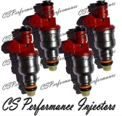 Juego de inyectores de combustible (4) OEM Bosch 0280150431 para Saab 2.0 2.3 Turbo 94-01 Foto 1 de 4