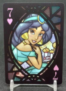 2021 Tenyo Disney Buntglas Spielkarten Disney Aladdin Jasmin #7 - Bild 1 von 2