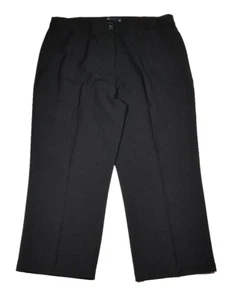 Asos Design Women Size 14 Black Dress Pants Straight Leg High Rise Altered Hem - Picture 1 of 8