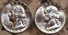 1959 P (REV B) & D Washington Silver Quarters CH BU++ AWSOME LUSTER ! (2 pièces de monnaie)