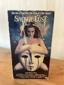 Savage Lust VHS RARE 1993 AIP Studios Vintage Horror Tested And Working - Picture 1 of 6