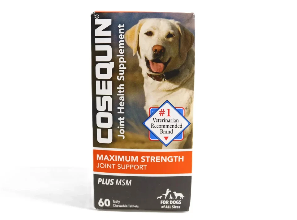 Cosequin Maximum Strength Plus MSM Dogs Chewable Tablets ( 60 ct ) exp 05/2027 - Image 1 of 1