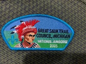JSP Great Sauk Trail Cncl Michigan Blue Mylar 2005 como nuevo - Imagen 1 de 1