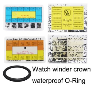 Uhrenkrone Knopf O-Ring 1,4-4,2 mm Gummi Krone Beweger Ringe Werkzeuge Reparatur Werkzeug - Bild 1 von 15