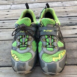 Northwave Shoes Size 10 43 MTB Mountain Bike Breathable Waterproof Shimano Clips