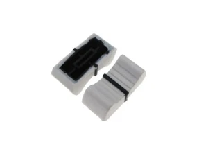 Knob Cap for 8mm shaft Slide Pot Potentiometer 25x11mm - White - Pack of 5 - Picture 1 of 1
