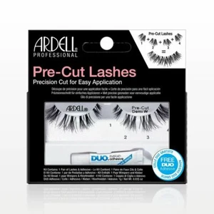 Ardell Professional Pre-Cut Lashes Demi W Black False Lashes 67462 Duo Adhesive  - Bild 1 von 1